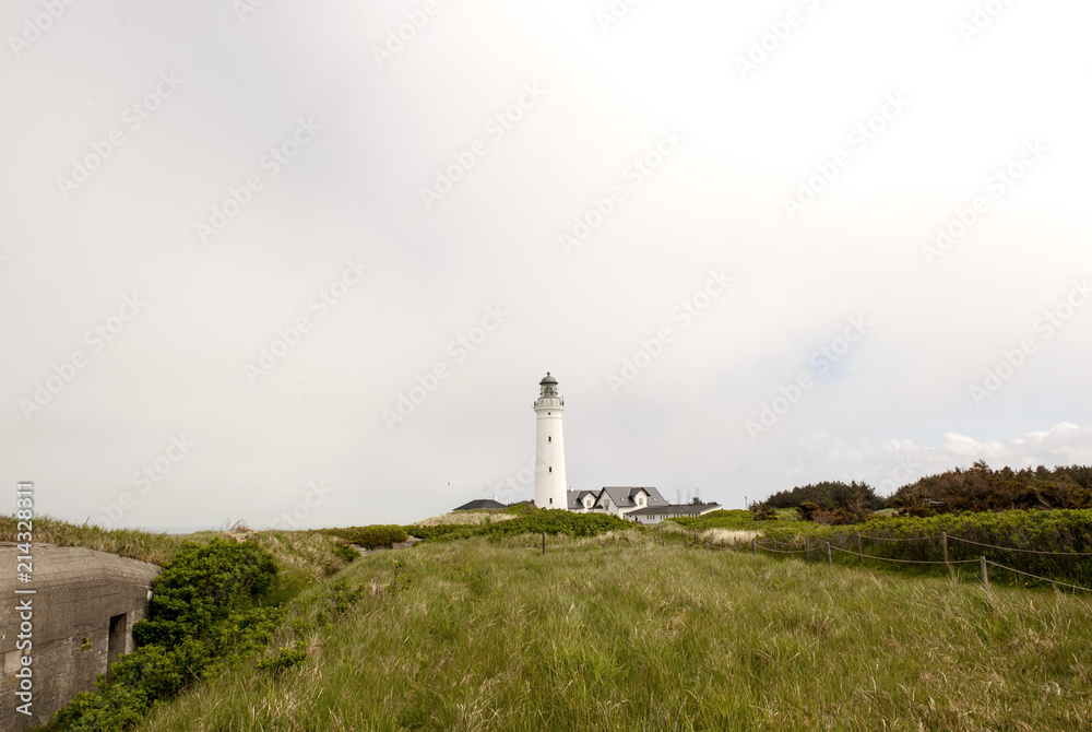 Leuchtturm von Hirtshals, Nordjütland, Dänemark Leuchtturm von Hirtshals, Nordjütland, Dänemark