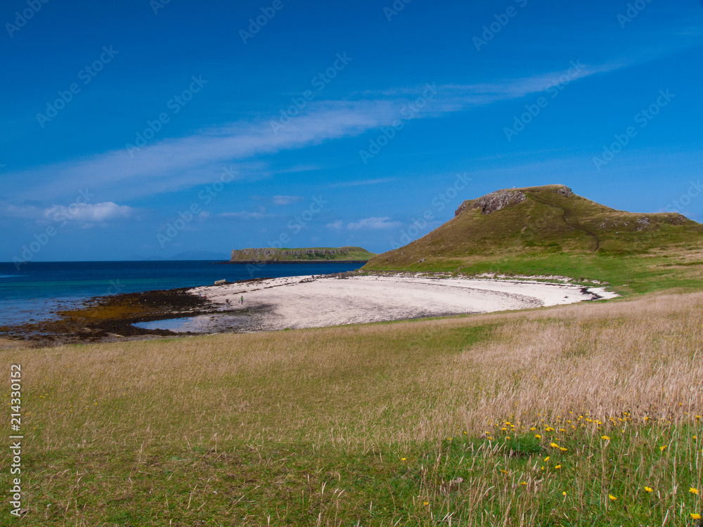 The Coral Beaches (Isle of Skye, Scotland) on a sunny day