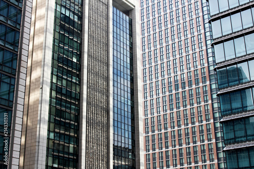 Abstract city texture taken close-up to the building s outer wall