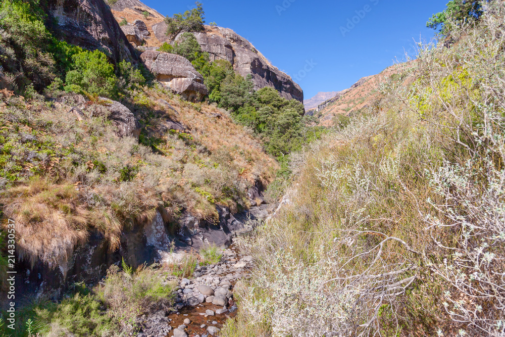 Rainbow Gorge, Cathedral Peak Nature Reserve, Drakensberg, Kwazulu Natal, South Africa