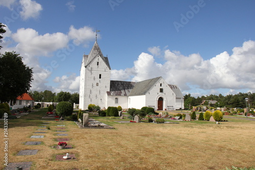 Rømø Kirke, Wadden Sea, Denmark.