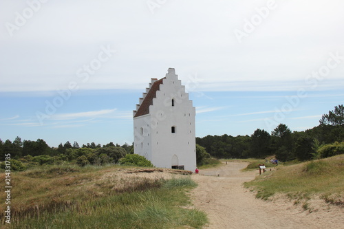  Den Tilsandede Kirke,  also known as The Buried Church or The Sand-Covered Church. Denmark.