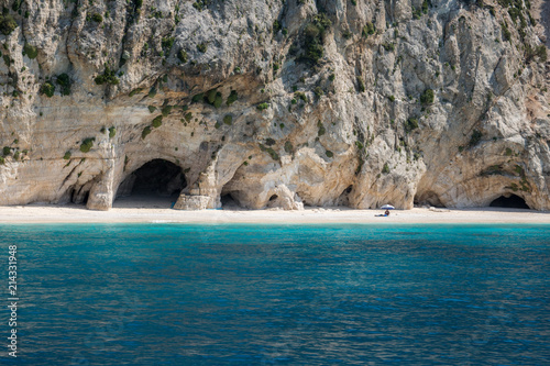 Kamari beach, island Cephalonia (Kefalonia), Greece