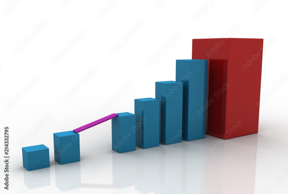3d rendering Stock market online business concept. business Graph 3d rendering Stock market online business concept. business Graph