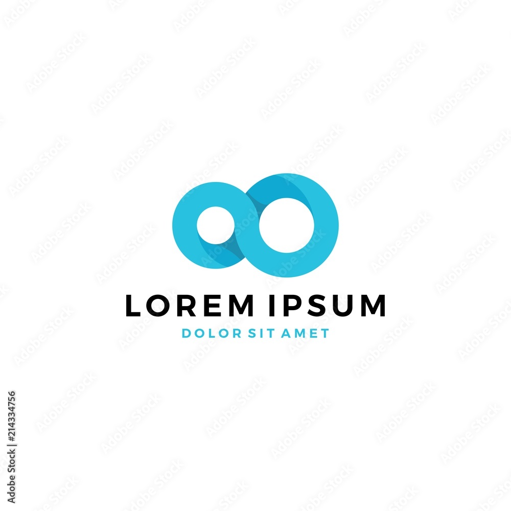 infinity mobius logo template vector icon illustration infinity mobius logo template vector icon illustration