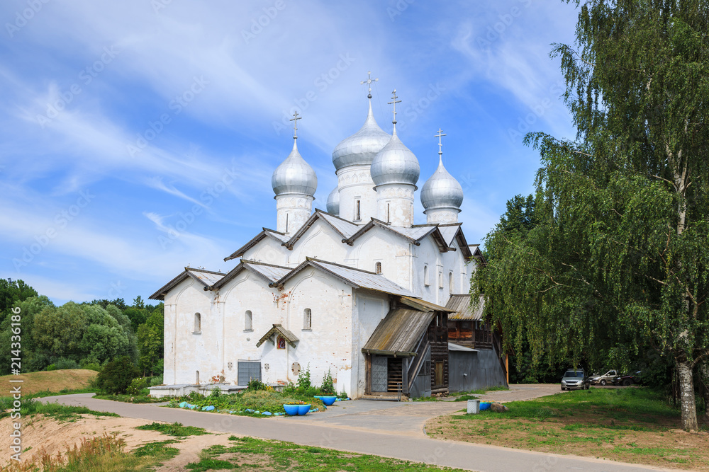 Boris and Gleb Church in Veliky Novgorod (Great Novgorod), Russia. 