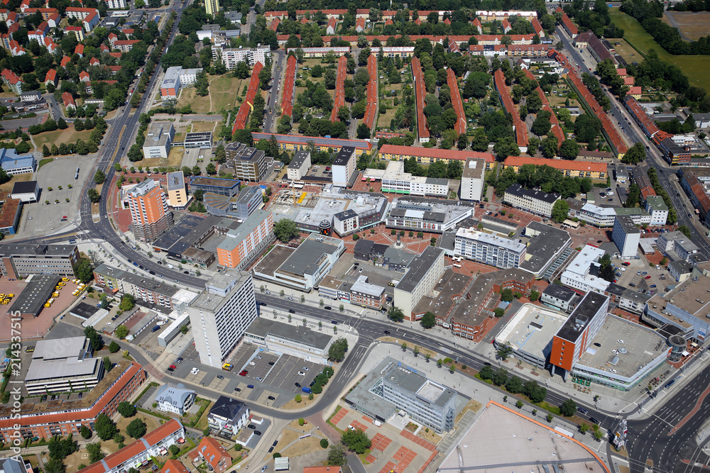 Luftaufnahme Stadt Salzgitter / Aerial view of Salzgitter (Germany)