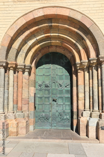 The Ribe cathedral door  Denmark.