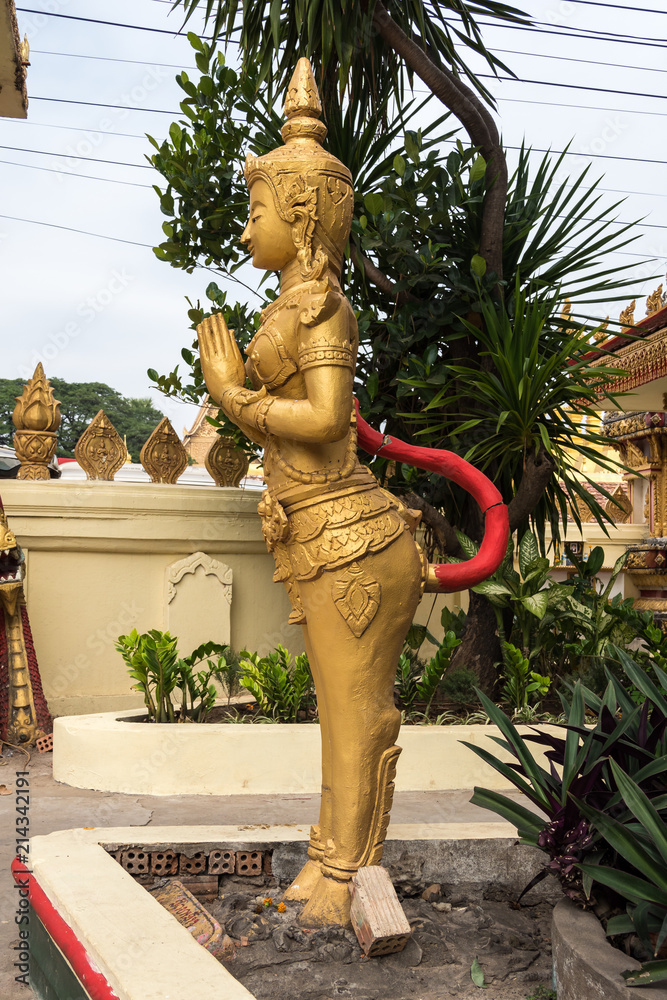 Laos - Vientiane - Pha That Luang (Buddhistischer Tempel) Laos - Vientiane - Pha That Luang (Buddhistischer Tempel)