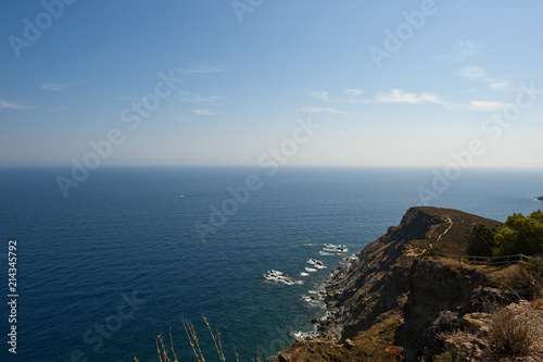 Cap Rederis  Cote Vermeille  N  he Colliure und Banyuls  Languedoc-Roussillon  S  dfrankreich  Frankreich  Europa