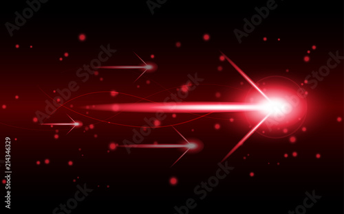 hi-speed symbol red background abstract technology sci fi innovation concept