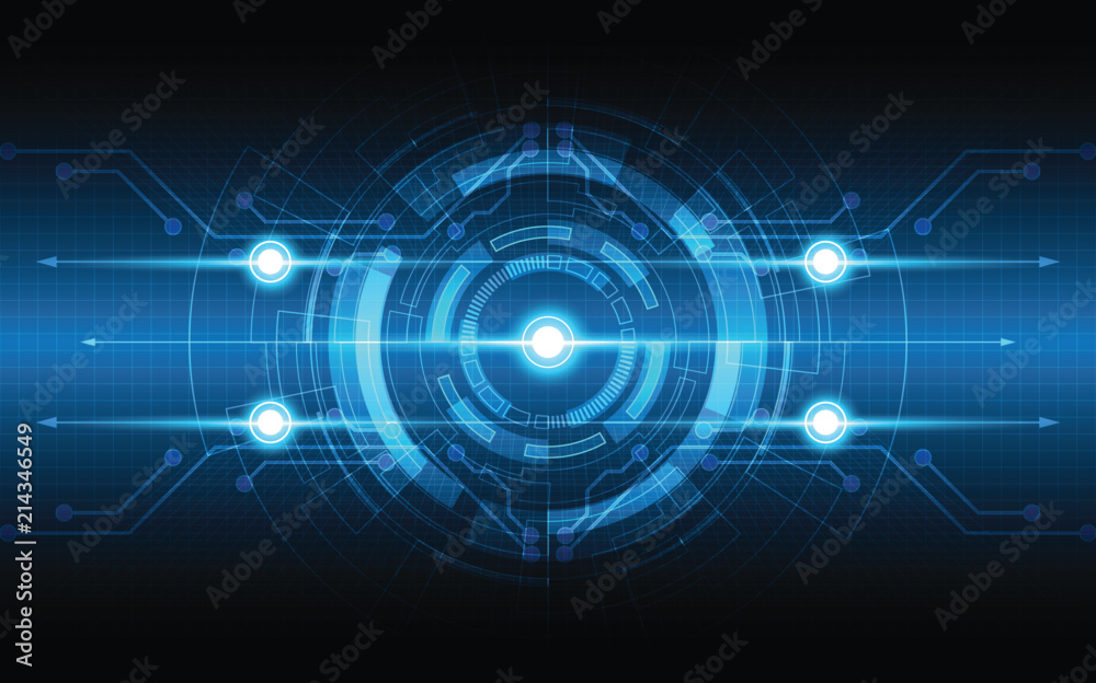 Abstract technology background Hi-tech communication concept innovation background vector illustration