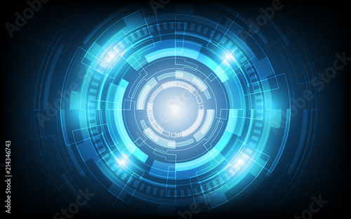 Abstract technology background Hi-tech communication concept innovation background vector illustration