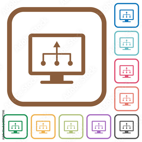 TV select source simple icons