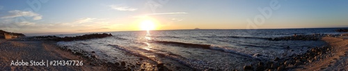 Tropea Strand Sonnenuntergang