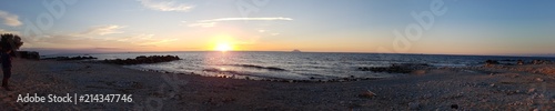 Tropea Strand Sonnenuntergang