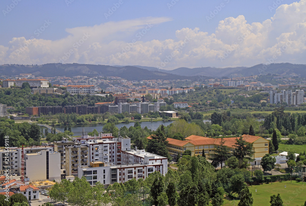 the cityscape of portuguese city Coimbra
