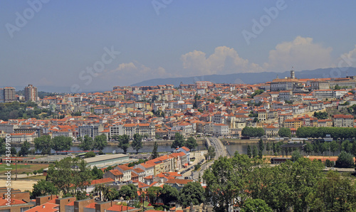 the cityscape of portuguese city Coimbra photo