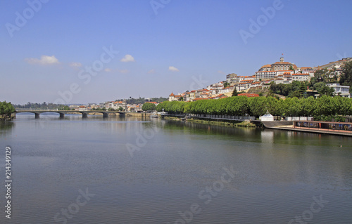 the riverside of river Mondego in Coimbra