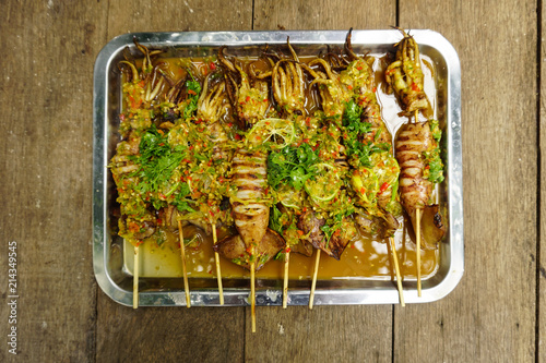 Squid Chilli Seafood