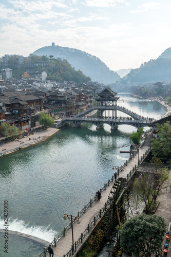 Fenghuang Ancient Town. Located in Fenghuang County. Southwest of HuNan Province  China.