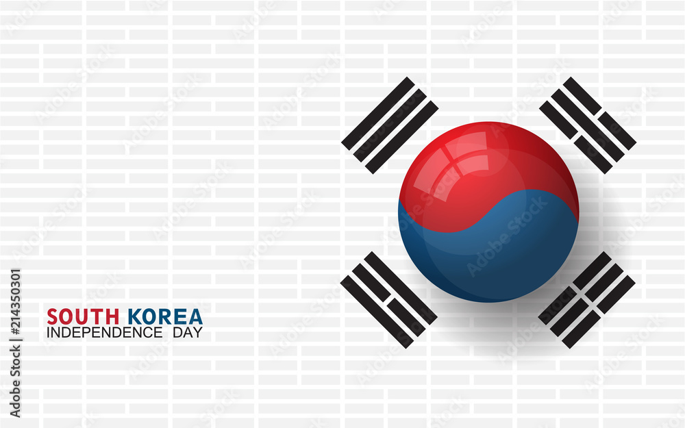 Korean independence day creative design background Korean independence day creative design background