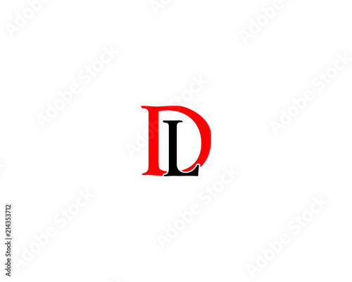 dl letter logo