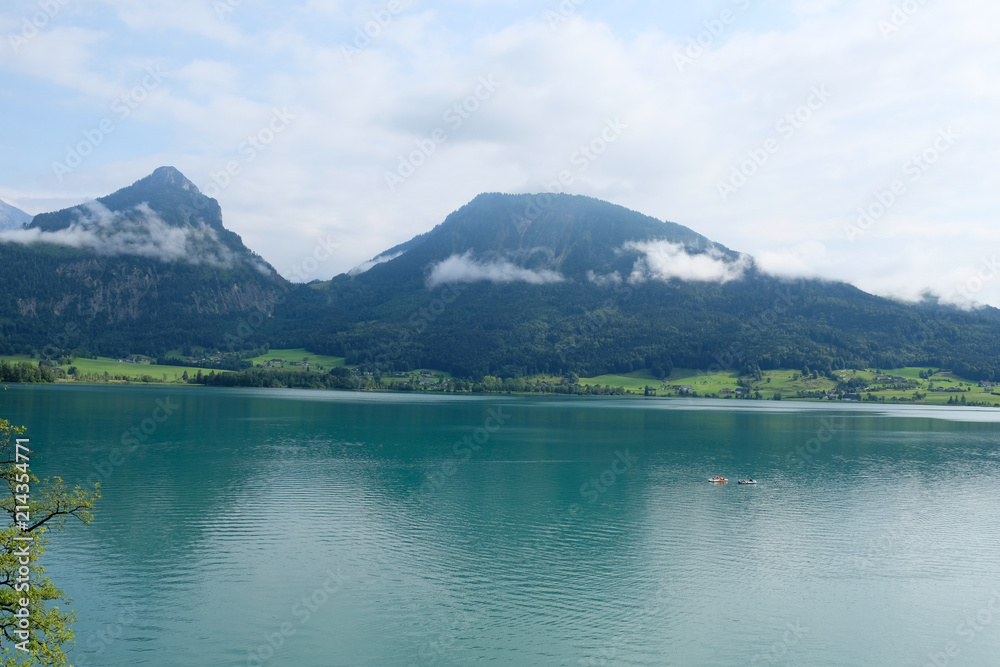 Wolken am Berg