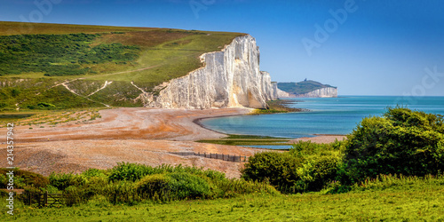 Foto Die Seven Sisters an der Küste von Sussex