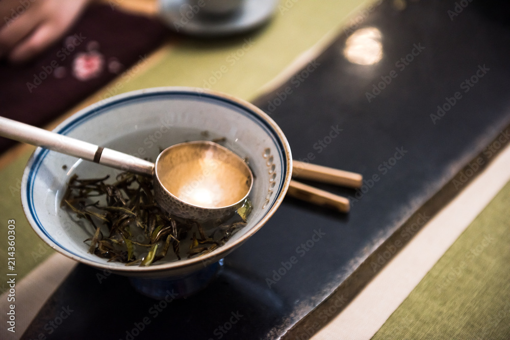 Woman Tea Master Making Tea. Tea art of China. Traditional Chinese culture. Woman Tea Master Making Tea. Tea art of China. Traditional Chinese culture.
