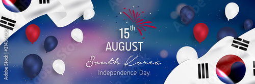South Korea Independence Day. National day of South Korea.