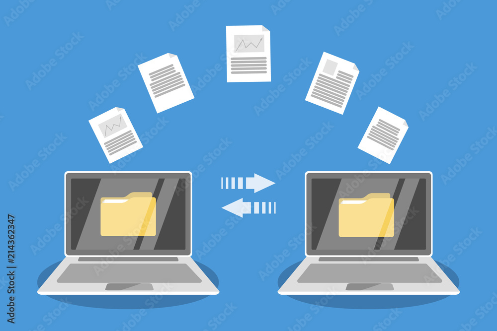 File transfer between laptop computers File transfer between laptop computers