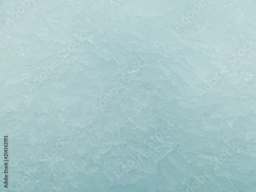 beautiful ice texture with a blue tint. Ice background. Ice texture