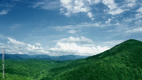 Beautiful summer landscape in mountains