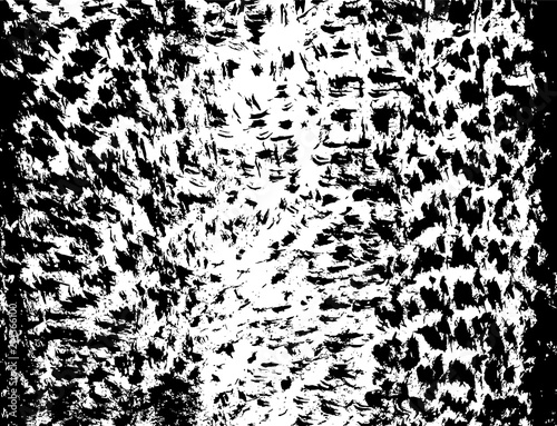 White and black grunge pattern. Background. Brush. Vector.