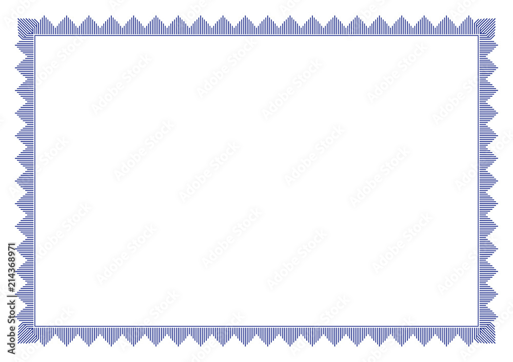 Blue border in bar line style