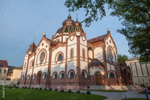Renewed Jewish synagogue in Subotica, Serbia