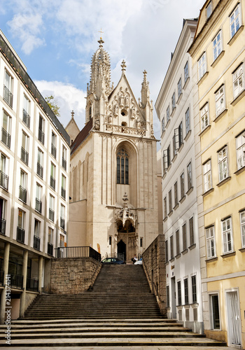 Katholische Kirche Maria am Gestade Wien, Österreich © Frank