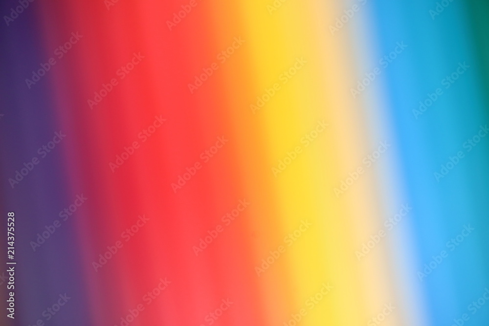 Defocused colored pencils that look like a rainbow Defocused colored pencils that look like a rainbow