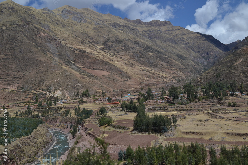 Naklejka premium Travel to Peru