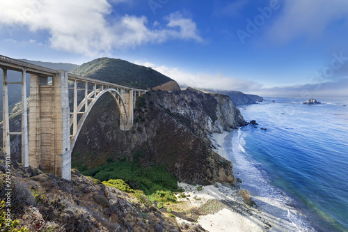 Bixby Creek Bridge on the Big Sur coast of California