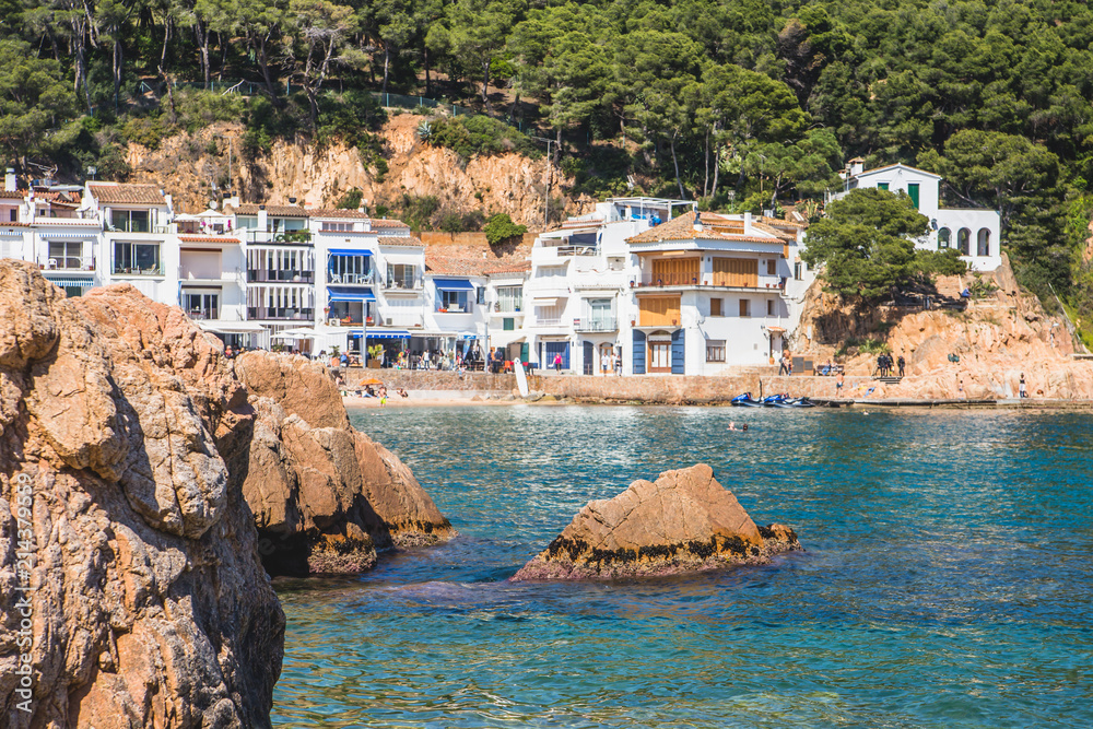 Fototapeta premium Sea coast near Begur, Costa Brava, Spain