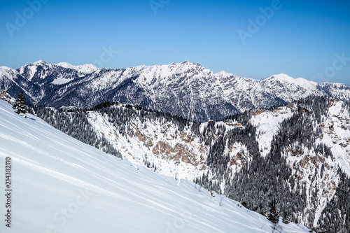 Obraz na płótnie Alpenpanorama im Winter