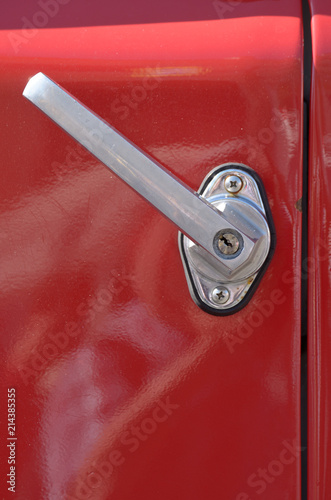 Obraz na płótnie Door handle on the car. w salonie