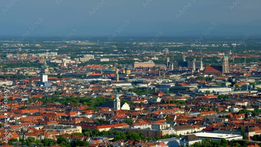 Aerial view of Munich. Munich, Bavaria, Germany Aerial view of Munich. Munich, Bavaria, Germany