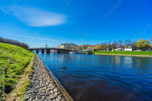 Wallpaper Mural view of the river and bridge Torontodigital.ca