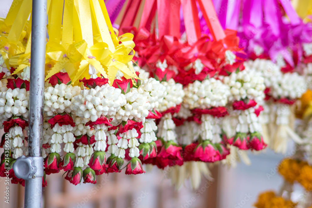 thai traditional garland or Phuang malai Stock Photo | Adobe Stock