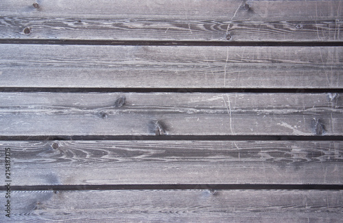 Many Wooden gray planks.