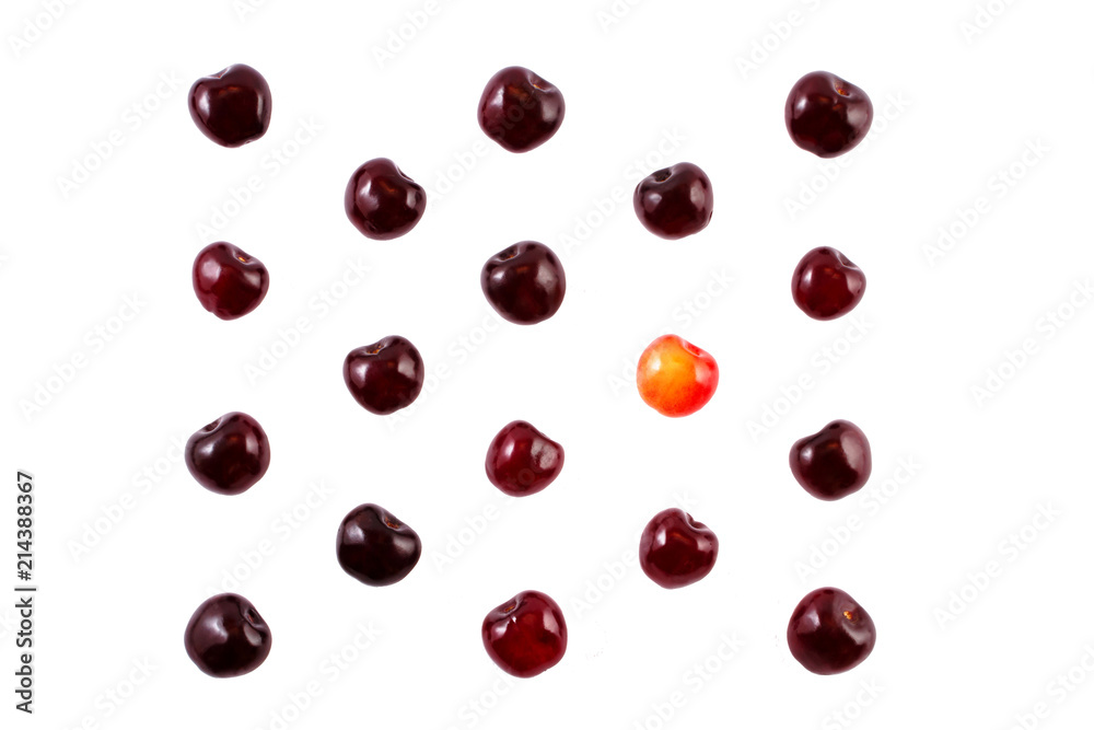 Isolated berries cherry. Isolated berries cherry.