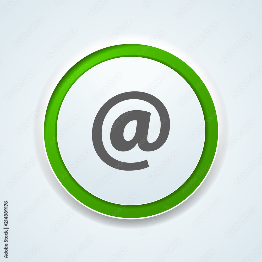 E-mail button illustration E-mail button illustration